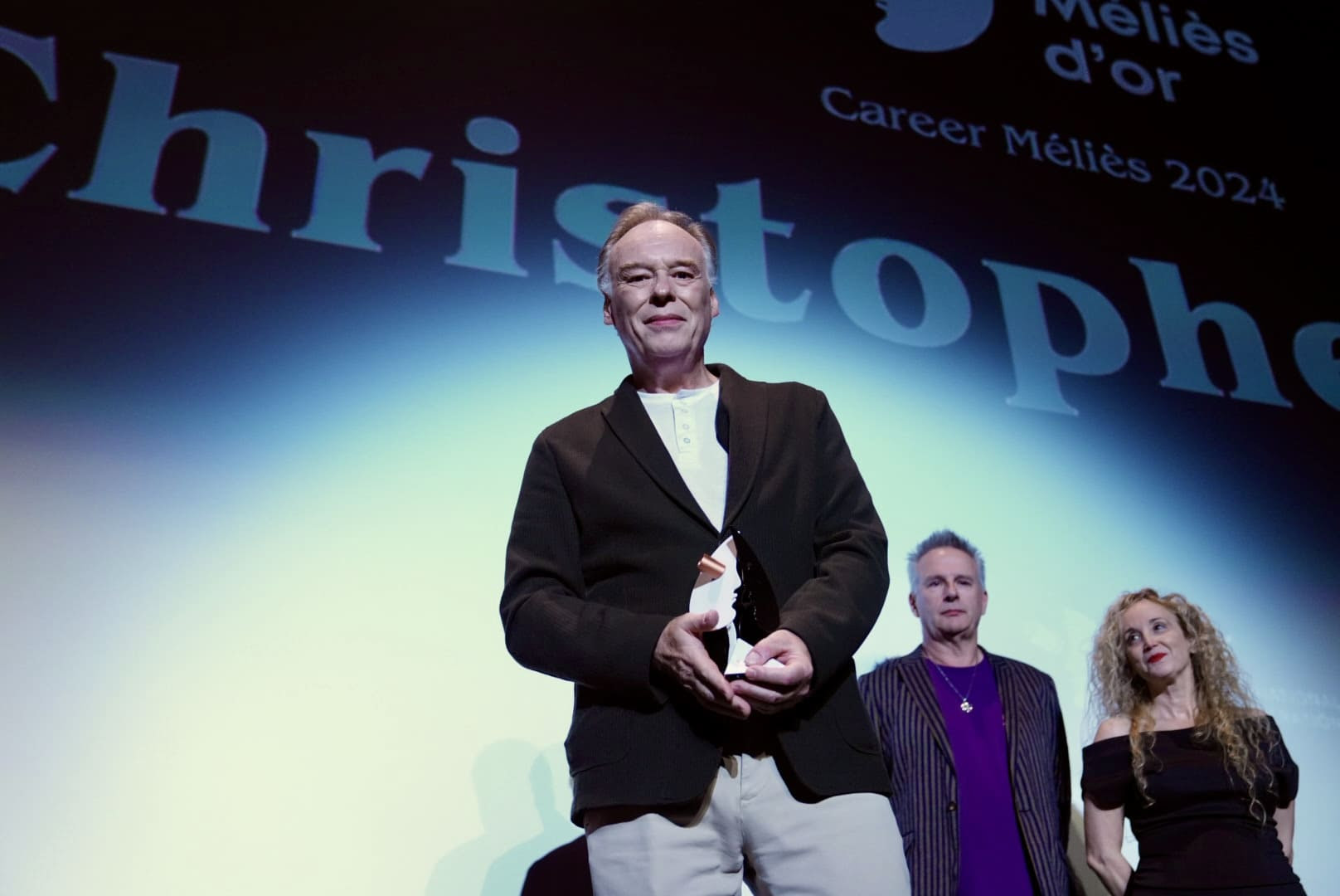 se ha otorgado el Premio Méliès Career al cineasta francés Christophe Gans, quien ha recogido el galardón acompañado de una calurosa ovación del público del Festival.