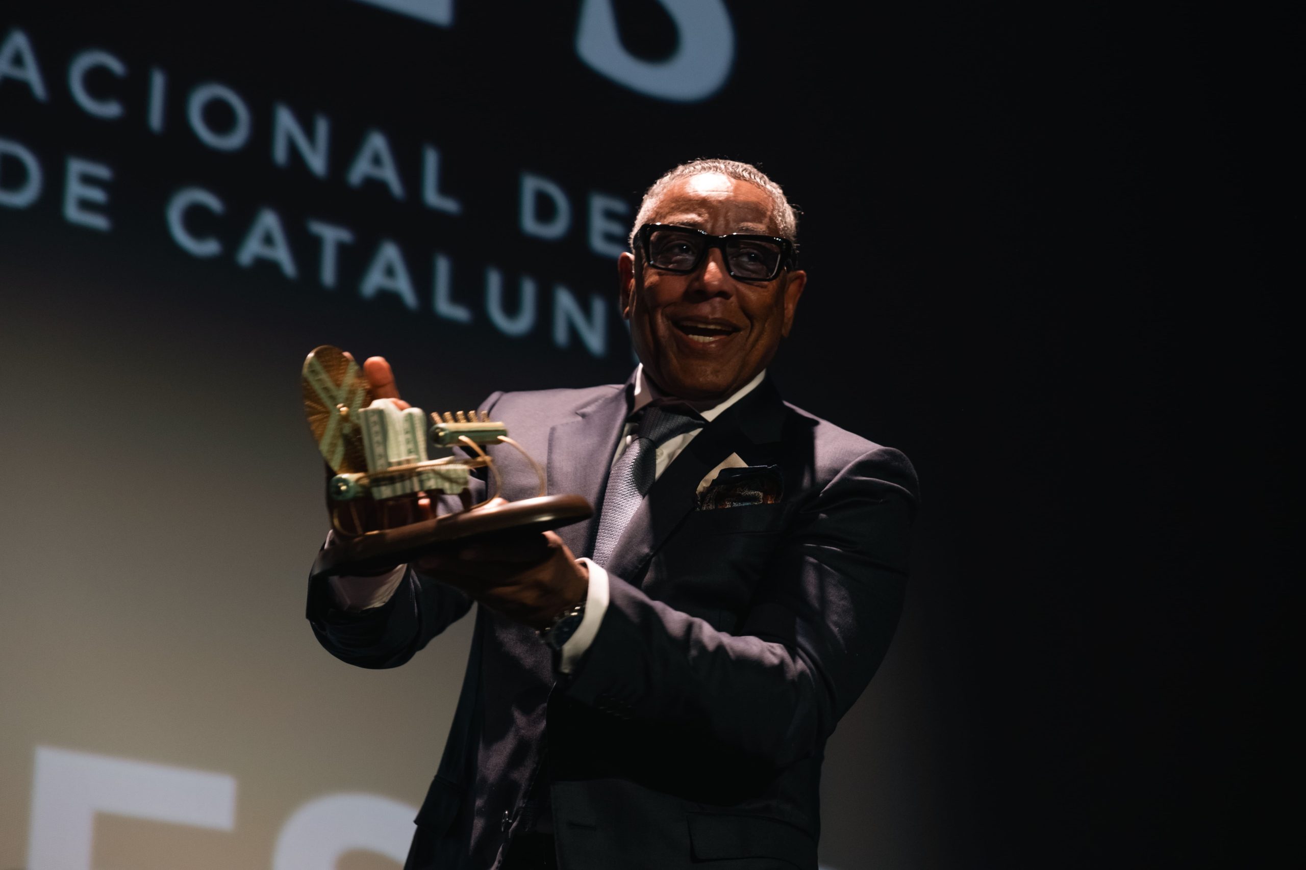 El actor Giancarlo Esposito ha recogido hoy el Premio Honorífico Màquina del Temps justo antes de presentar su nueva película, Please Don't Feed The Children de Destry Allyn Spielberg.