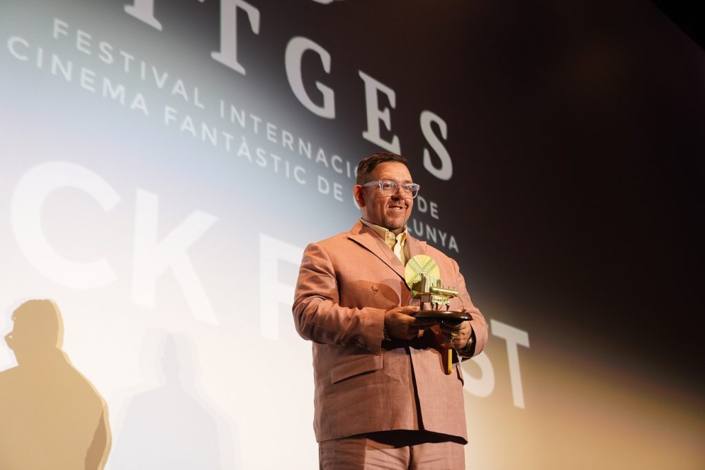 Nick Frost ha sido el primero de los galardonados que ha pasado hoy por la alfombra roja del Auditori Melià