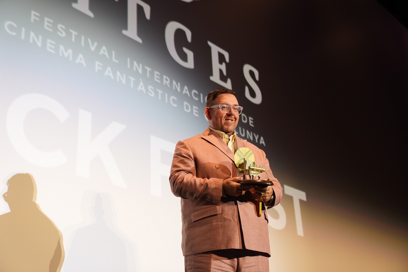 Nick Frost ha sido el primero de los galardonados que ha pasado hoy por la alfombra roja del Auditori Melià